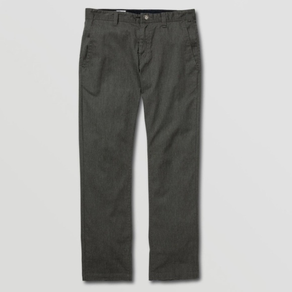 NWT Volcom Mens Vmonty Pants In Charcoal Heather - Picture 3 of 8